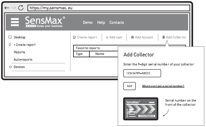 SensMax system zliczania osób WebKit