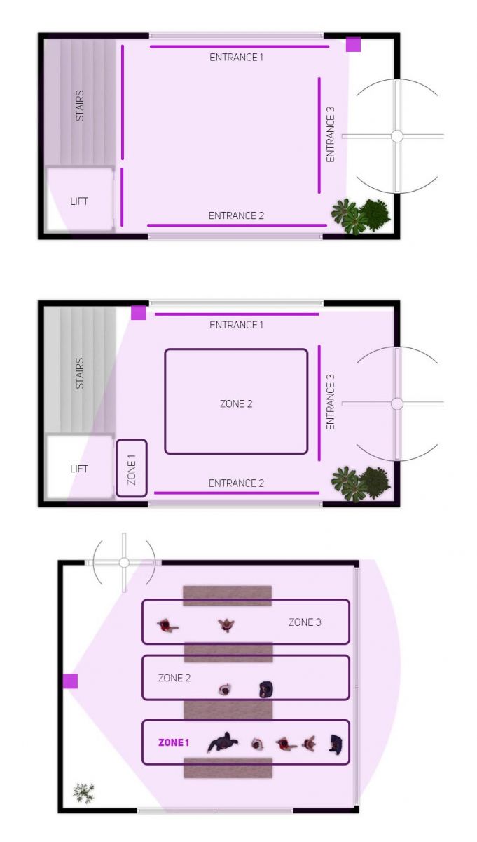 Czujnik radarowy SensMax TAC-B do zliczania osób